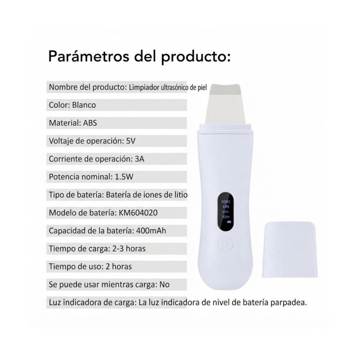 Parametros del producto