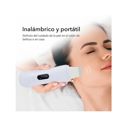 Depurador ultrasonico facial inalambrico y portatil